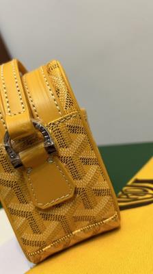 wholesale quality goyard yellow camera bag 020189